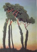 Felix  Vallotton Landscape with Trees (nn03) oil on canvas